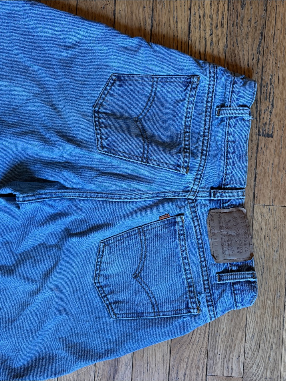 VTG Levi's 550 Orange Tab Classic Blue Relaxed Fit Men's Jeans